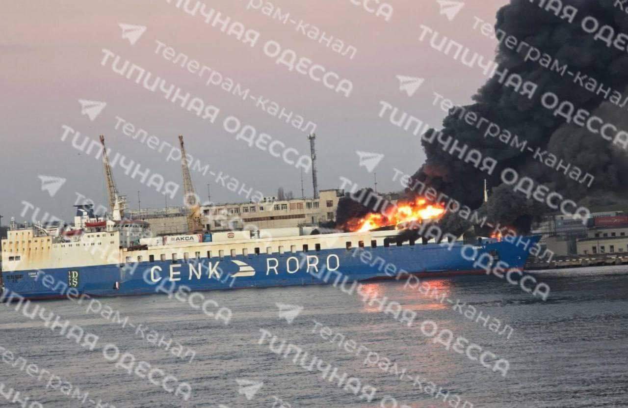 Featured image for: Iskander missile strike reportedly targets port of Odessa, cargo ship on fire Iskander missile strike reportedly targets port of Odessa, cargo ship on fire