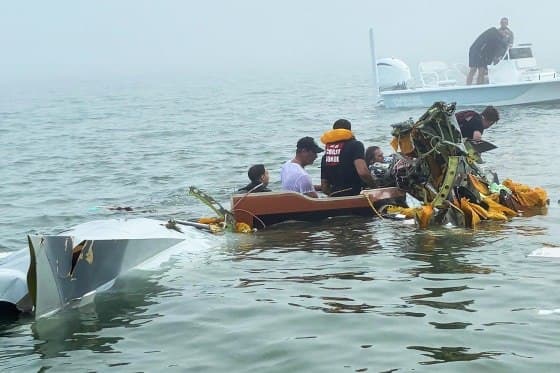 Featured image for: Five killed in crash of Mexican Navy plane in Galveston Bay, Texas Five killed in crash of Mexican Navy plane in Galveston Bay, Texas