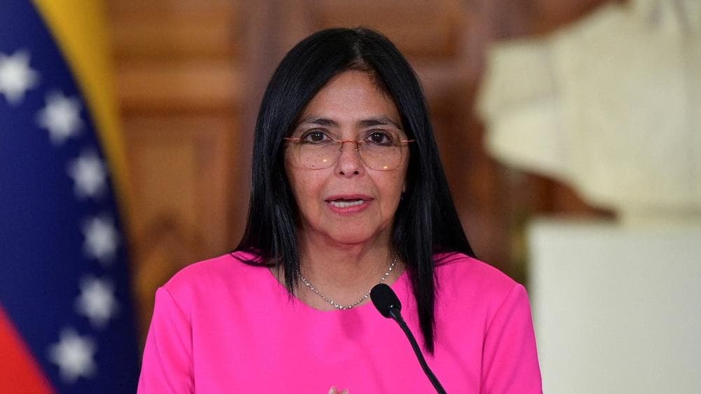 Venezuela's Vice-president Delcy Rodríguez rejects colonial status, backs Maduro