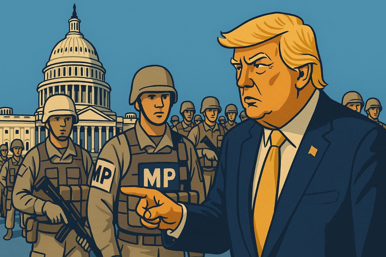 Featured image for: Republican Governors Deploy Hundreds of National Guard Troops to D.C. at Trump's Request Republican Governors Deploy Hundreds of National Guard Troops to D.C. at Trump's Request