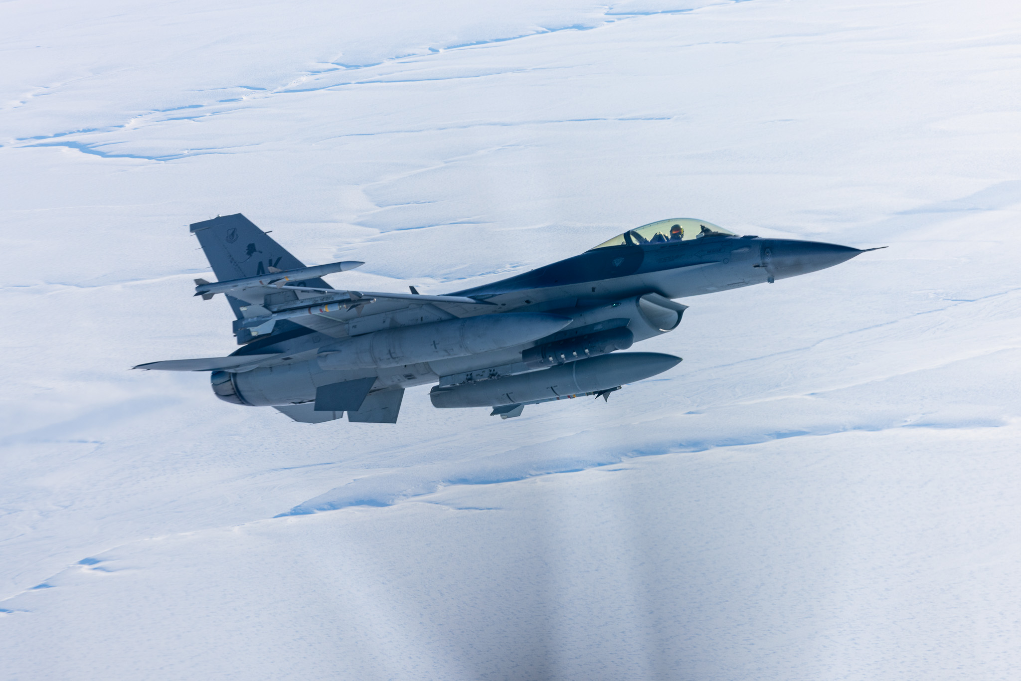 Image for F-16s Intercept Russian Aircraft Again Over Alaskan Airspace