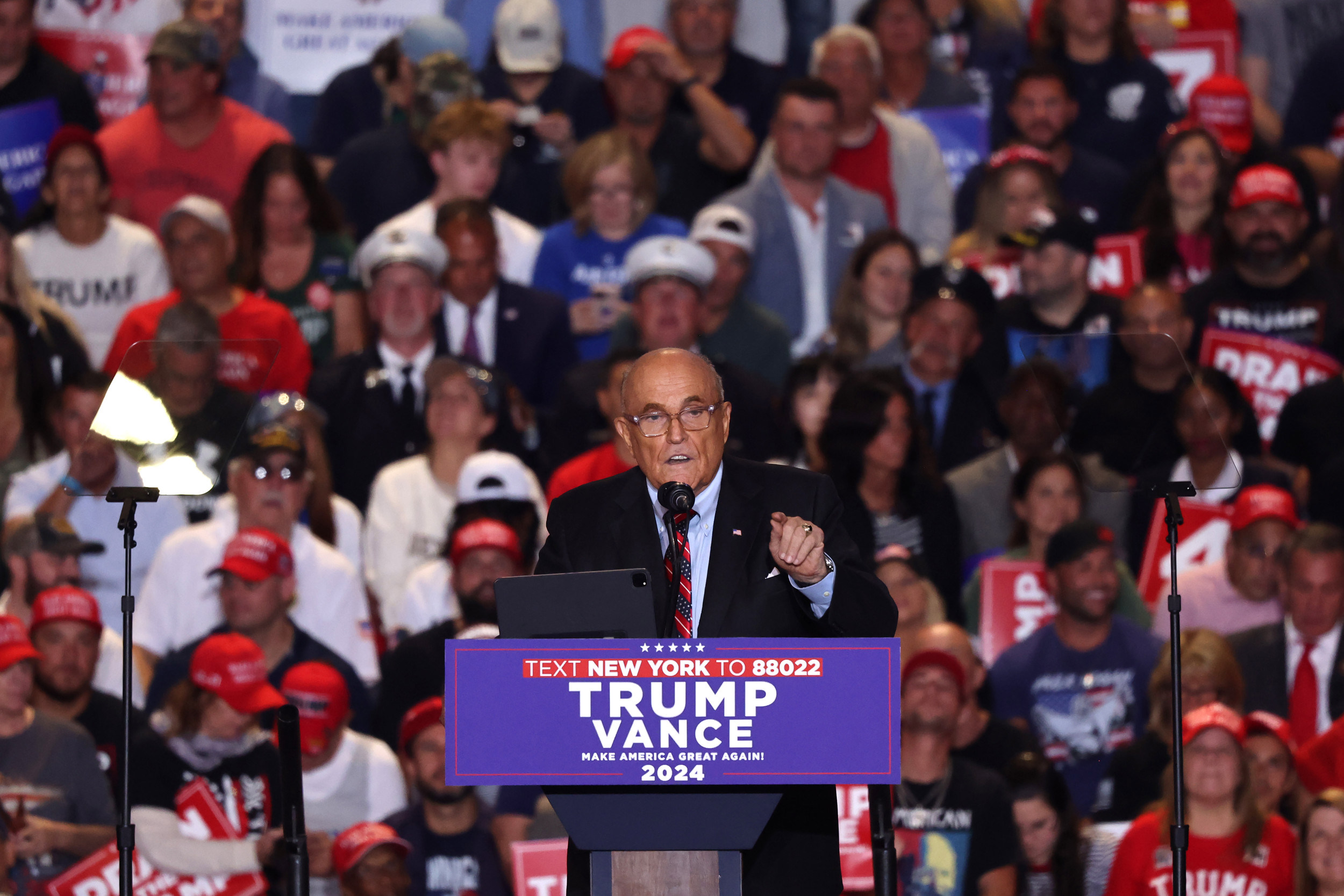 Image for Rudy Giuliani Hospitalized Following Serious Car Accident in New Hampshire