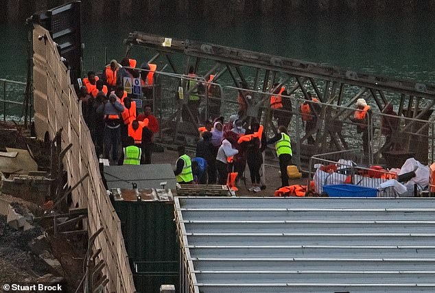 Image for 1,072 illegal migrants cross English Channel, total reaches 32,103 this year