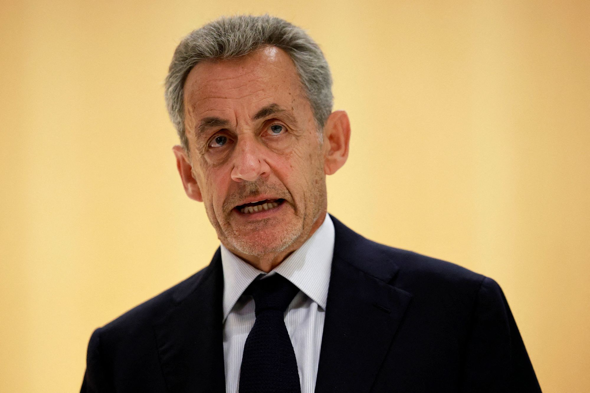 Image for Nicolas Sarkozy sentenced to five years in prison for election funding plot