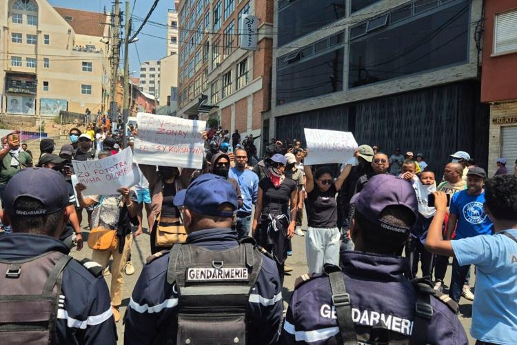 Image for Protests in Madagascar enter fifth day, 22 reported dead