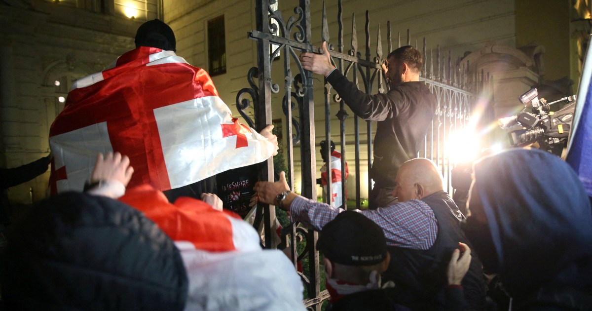 Image for Georgia’s PM accuses protesters of trying to overthrow government