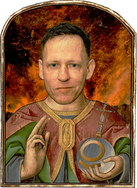 Image for Peter Thiel calls Greta Thunberg and AI critics