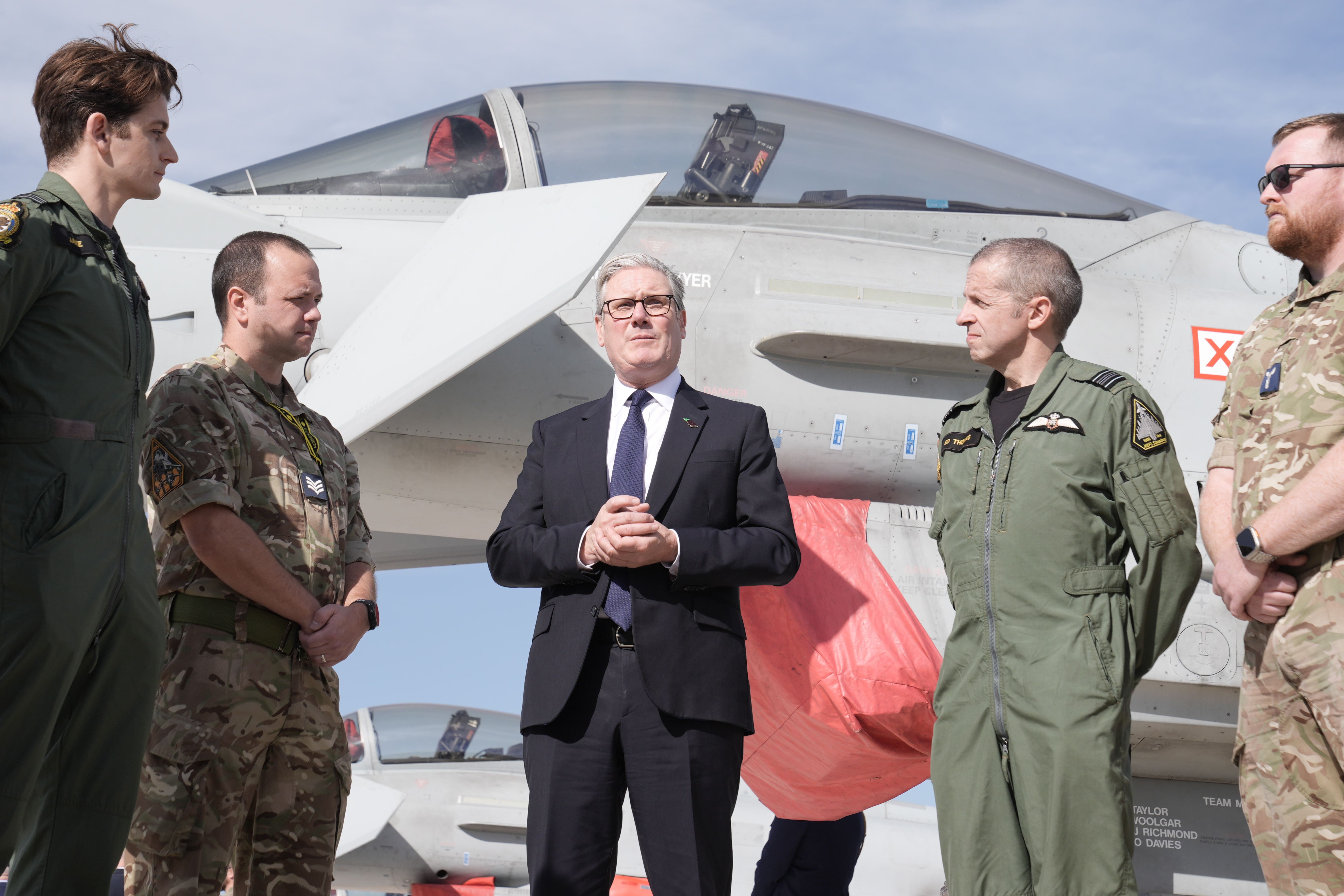 Image for Starmer and Erdogan sign £8 billion deal for Turkey to buy 20 Eurofighter Typhoons