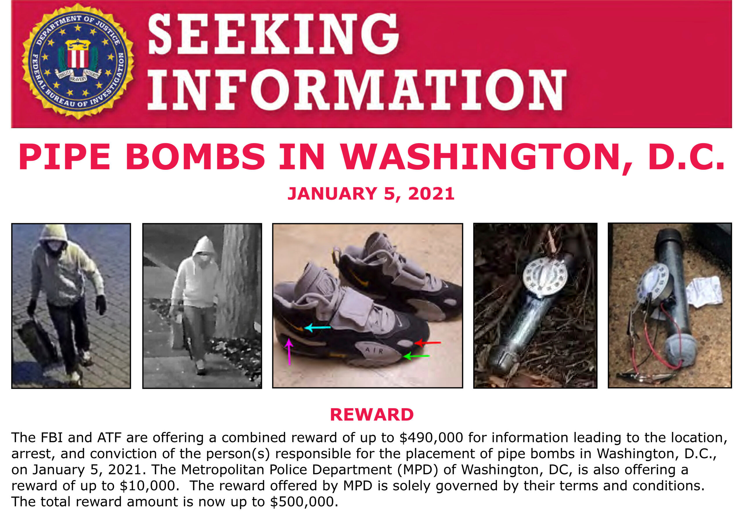 Jan 6 pipe bomb suspect identified as Brian Cole, 30, of Virginia