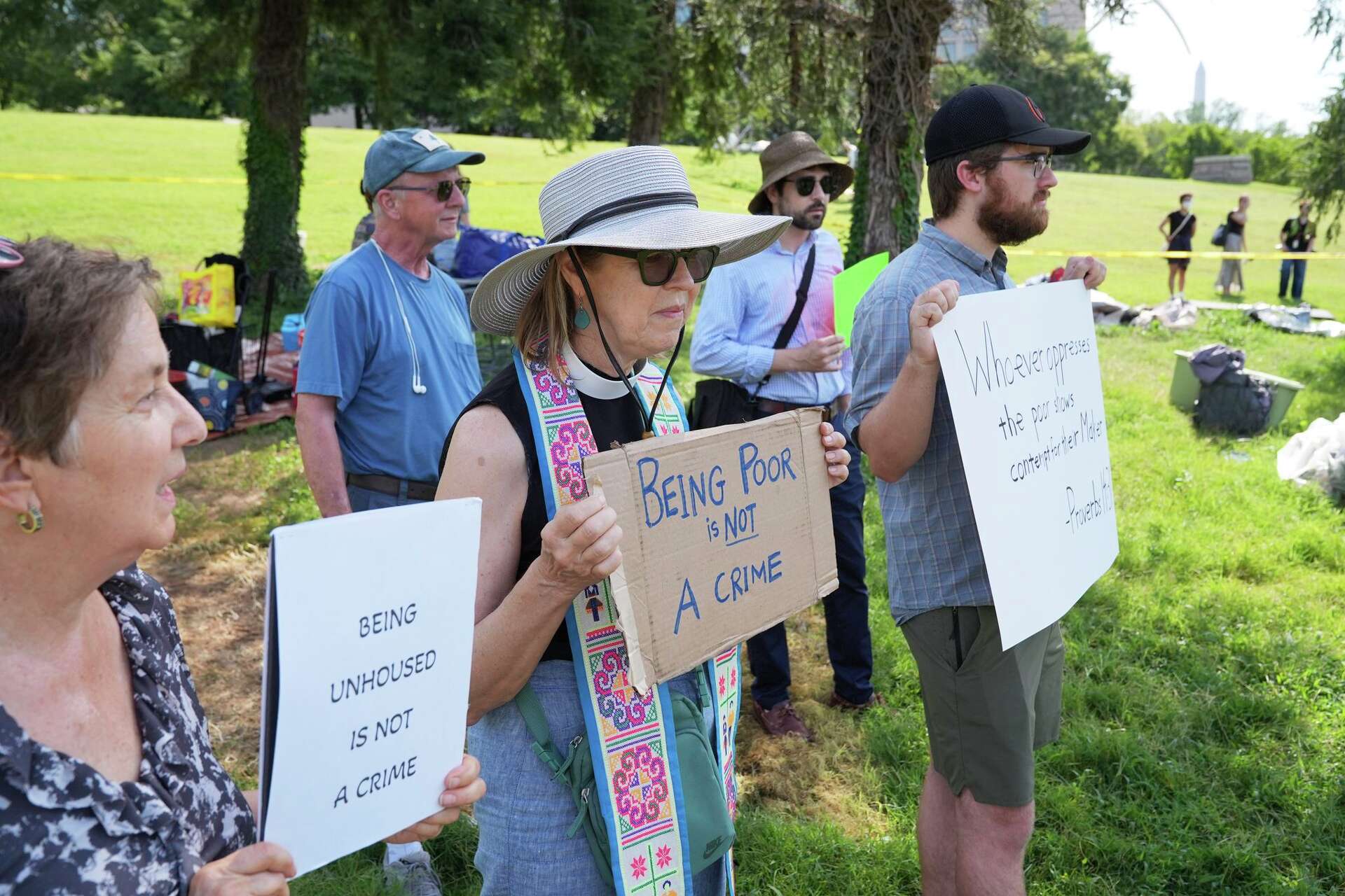 Image for Americans Cut Alcohol Consumption as D.C. Begins Sweeping Homeless Camp Clearouts