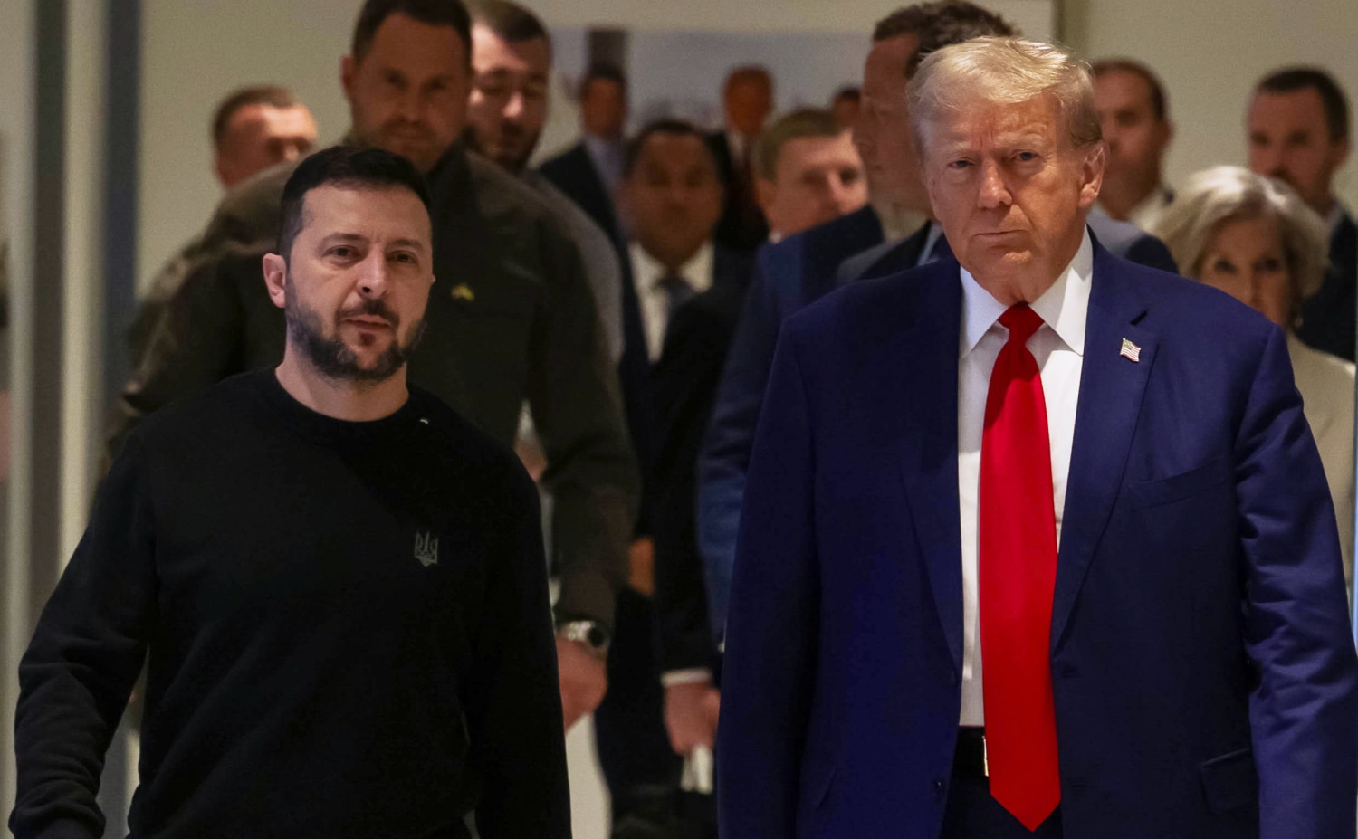 Image for Trump Signals No Deal on NATO Support, Promises to Update Zelensky After Meeting