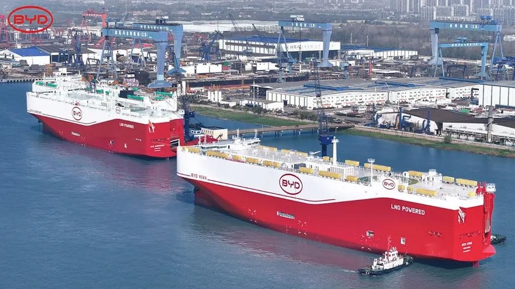 Image for Chinese Shipping Giant BYD Dominates Global Market as Carriers Pass Through Yemen