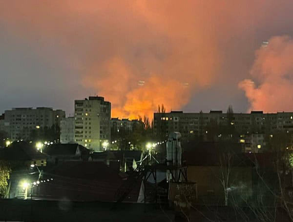 Image for Ukrainian Drone Strike Targets Vital Railway Substation in Russia, Igniting Fire