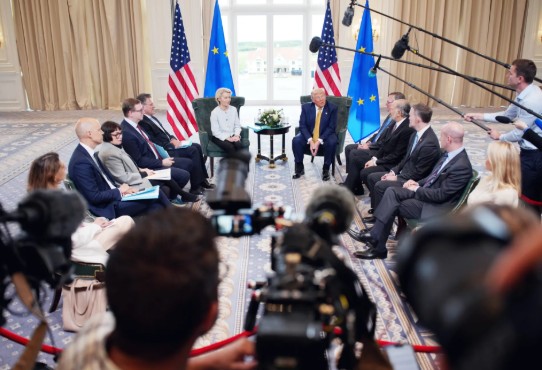 Image for Trump Forces EU to Commit $1.35 Trillion in Lopsided Trade Deal, Exposing Weakness