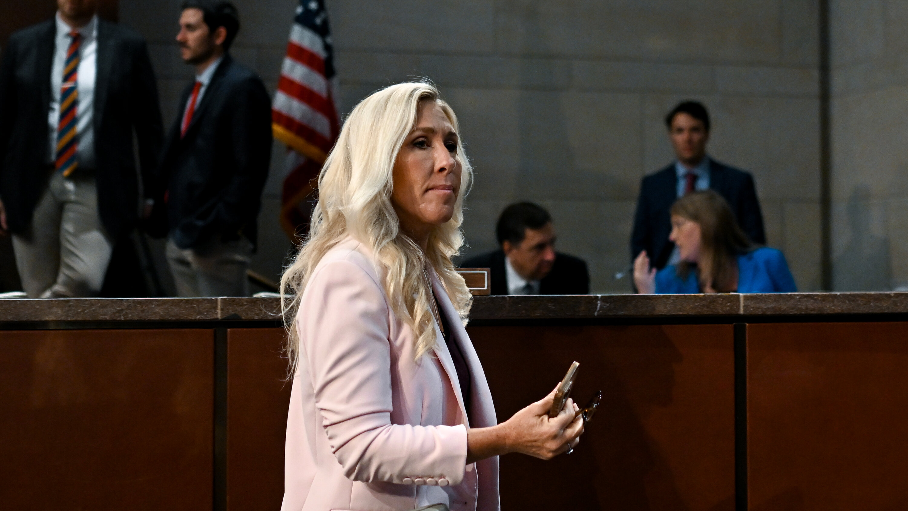 Image for Marjorie Taylor Greene Breaks from GOP, Calls Israel Conflict