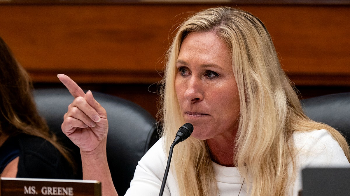 Image for Marjorie Taylor Greene Breaks from GOP, Calls Israel Conflict