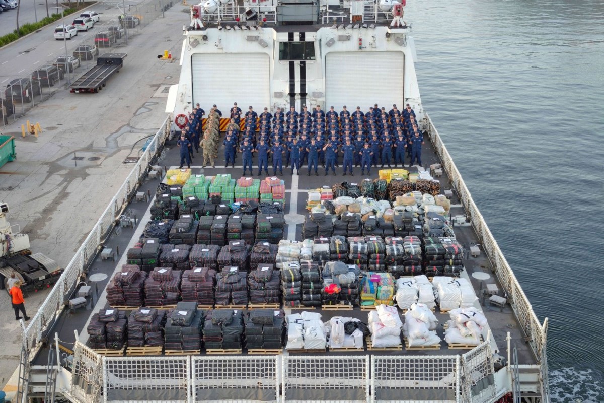 Image for U.S. Coast Guard Seizes Historic $473 Million in Venezuelan Drugs