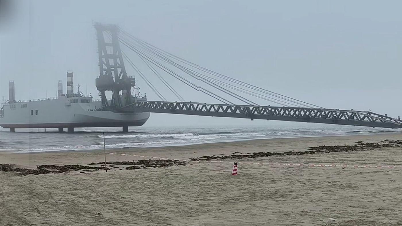 Image for US intelligence warns China is building ferry fleet for Taiwan invasion