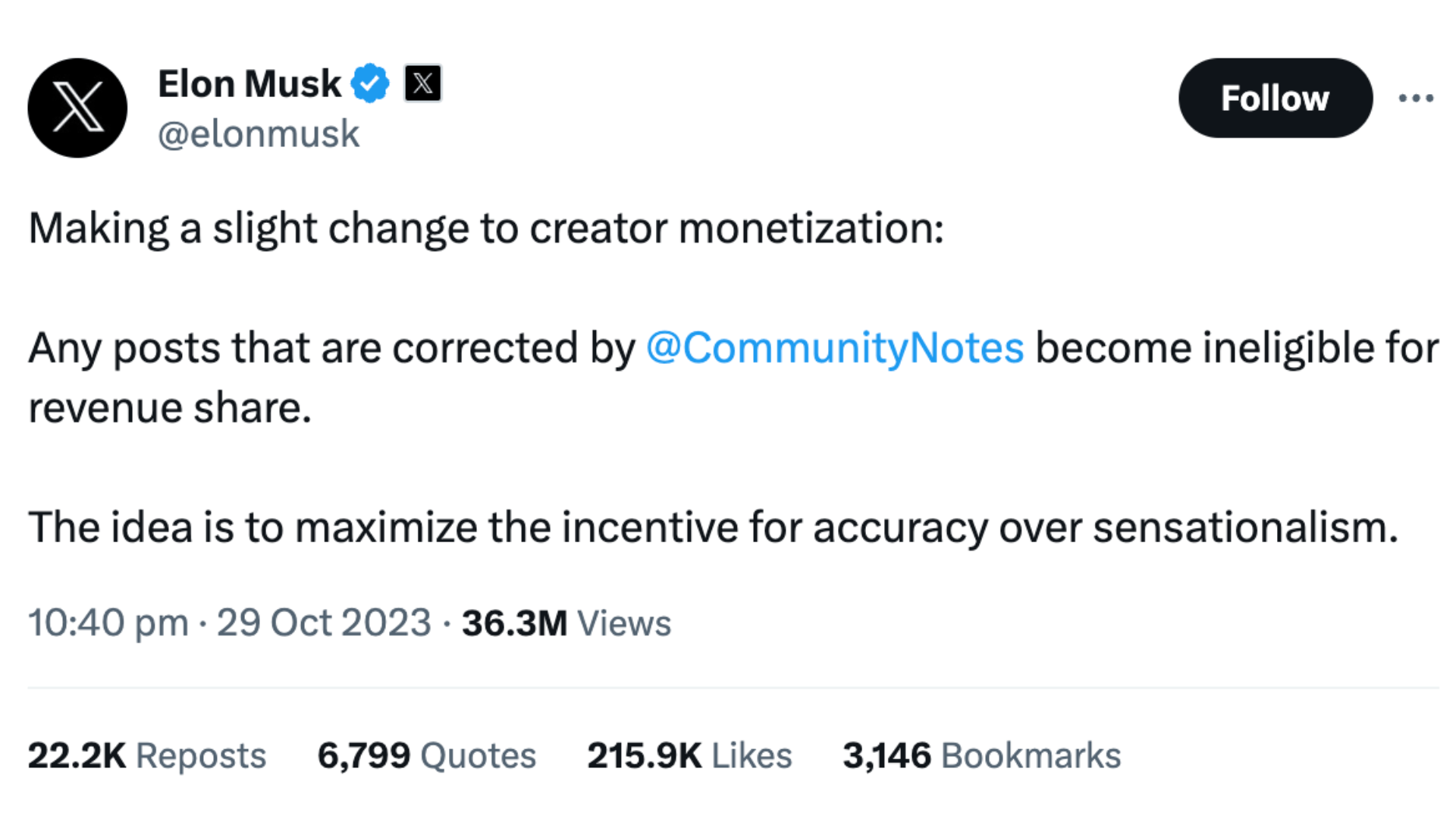 Image for X executive says creator monetization program may be ended