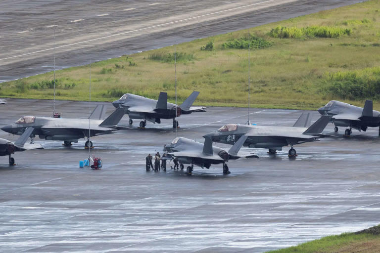 Image for U.S. military buildup in Caribbean includes F-35As, Growlers, and tankers