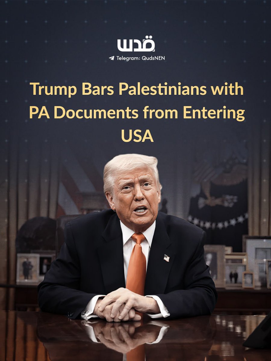 Image for Trump restricts entry for individuals with Palestinian Authority documents