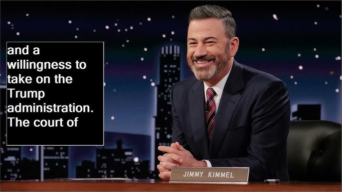 Image for Jimmy Kimmel hires lawyers for battle with Disney after show cancellation