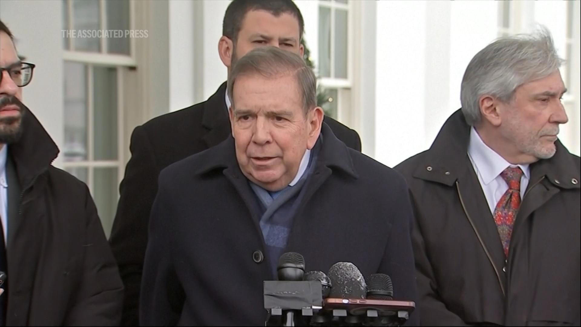 Image for Venezuelan opposition leaders meet with U.S. officials to oust Maduro