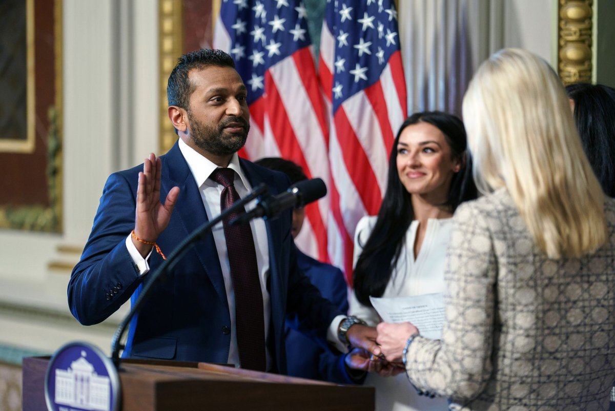 Image for FBI Director Kash Patel fires agent trainee for displaying pride flag