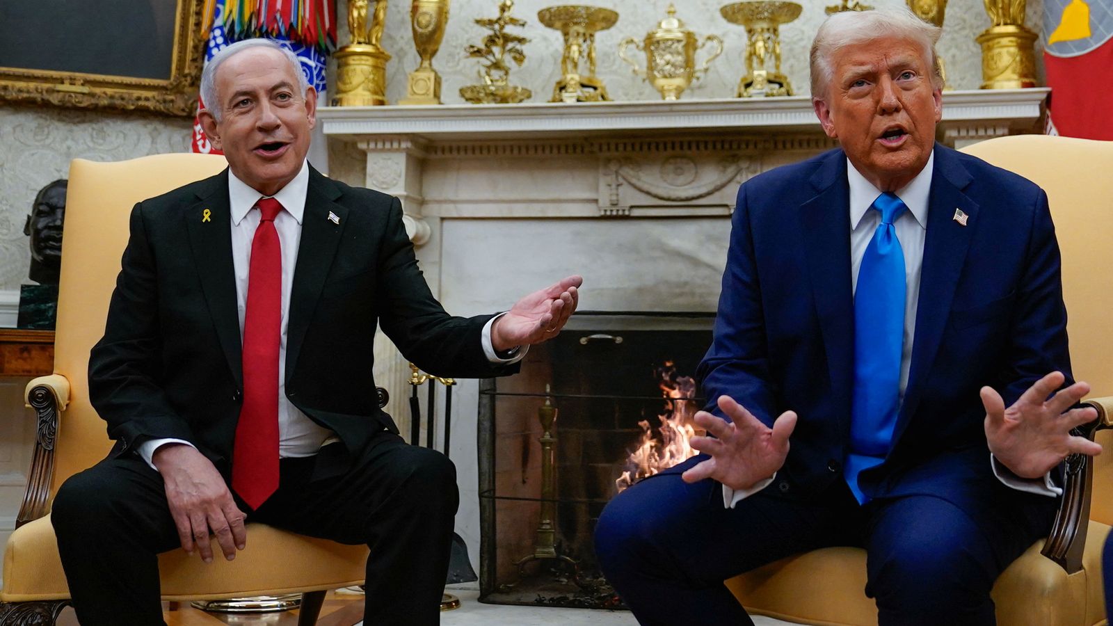 Image for President Trump says entire Middle East will be rebuilt, not just Gaza