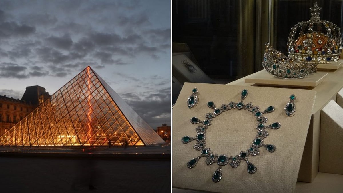 Image for Jewelry stolen from the Louvre Museum in Paris, nine pieces taken