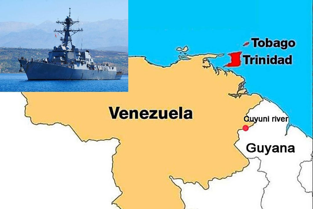 Image for U.S. warships arrive in Trinidad and Tobago near Venezuela