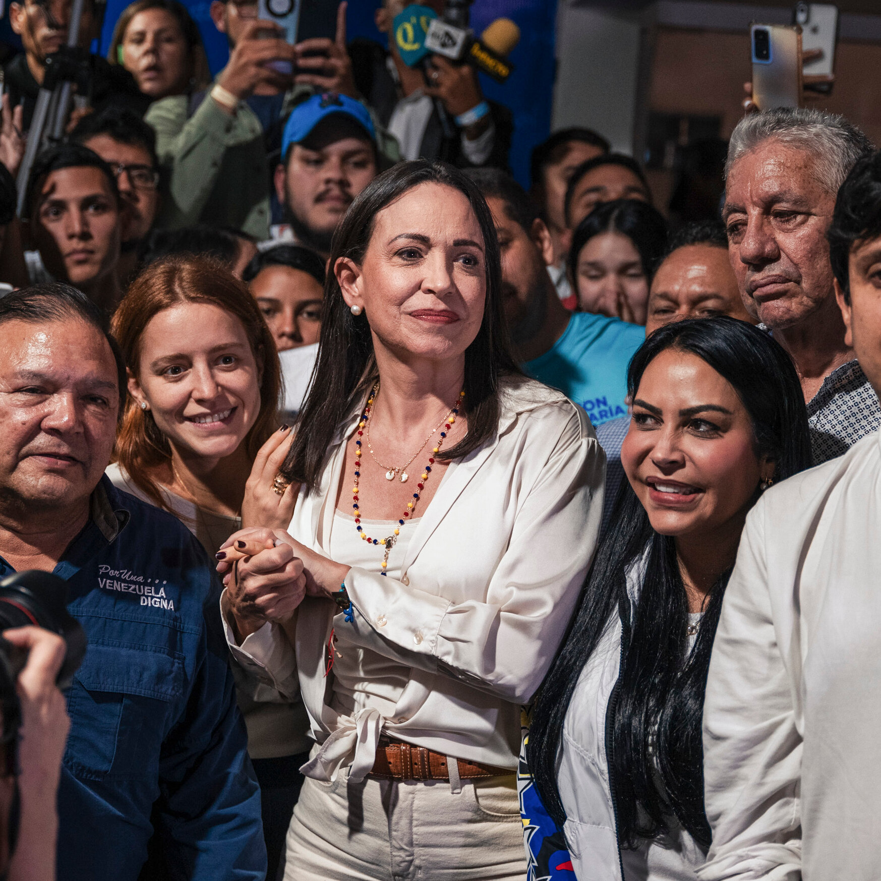 Image for María Corina Machado calls for US military action to remove Maduro