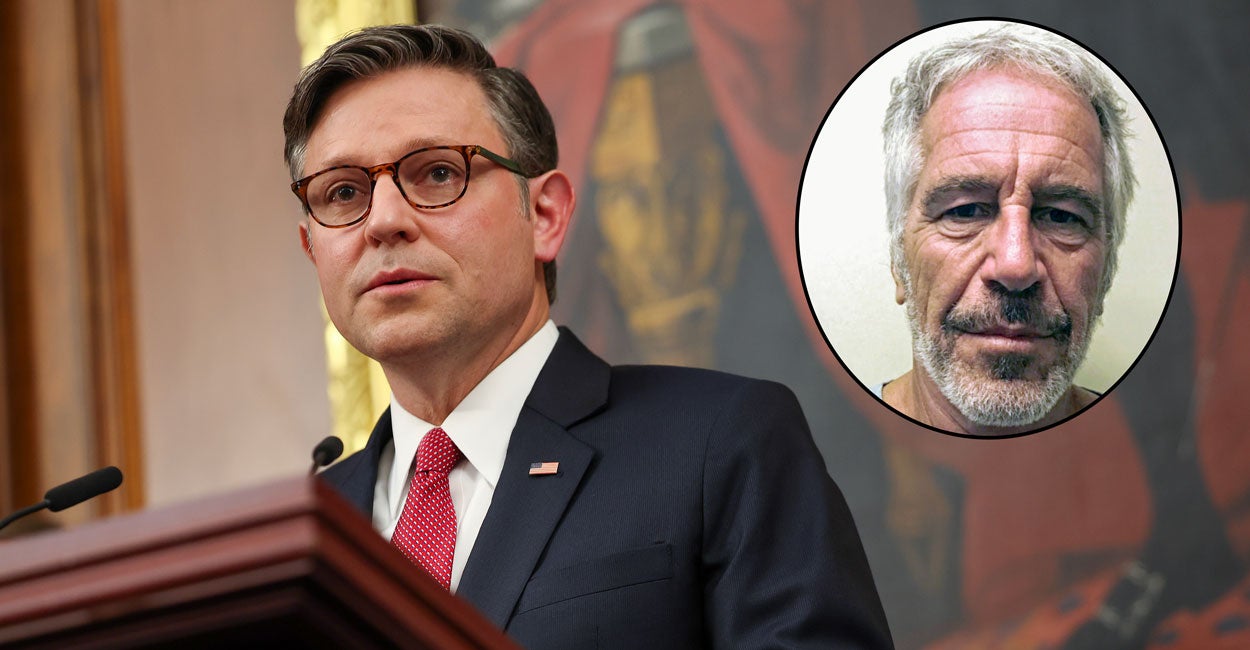 Image for Speaker Mike Johnson calls Epstein emails about Trump a publicity stunt