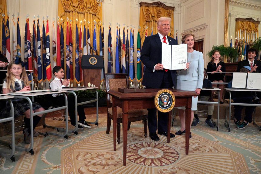 Image for Trump administration moves forward with plans to dismantle Department of Education