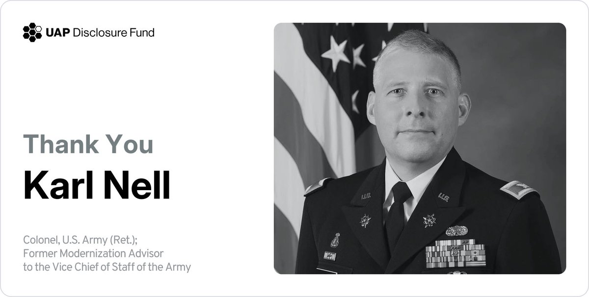 Image for Retired U.S. Army Colonel Karl Nell says U.S. recovered UAP and non-human bodies