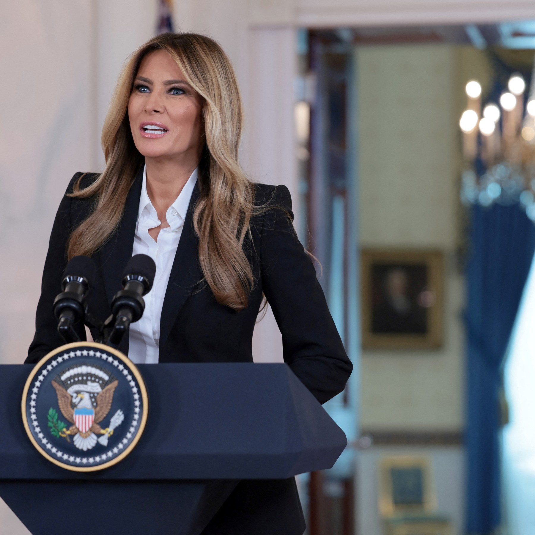 Image for Melania Trump announces rescue of children in Ukraine reunited with families