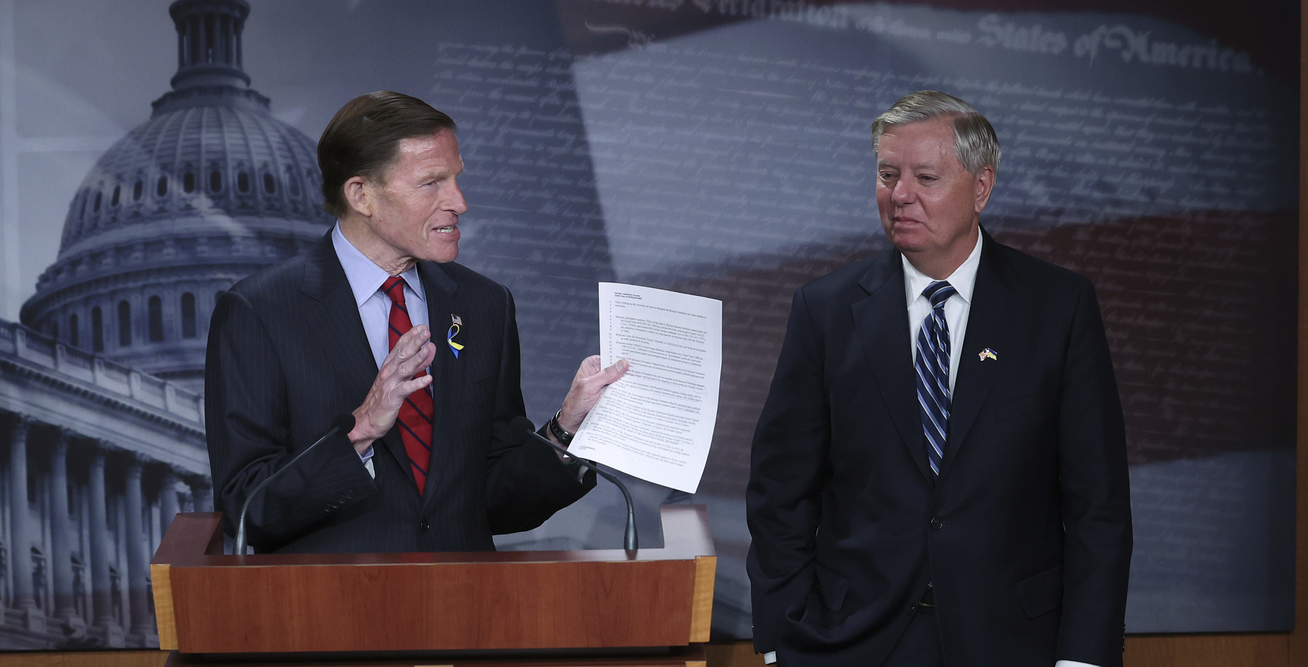 Image for Lindsey Graham introduces bill to designate Russia as state sponsor of terrorism