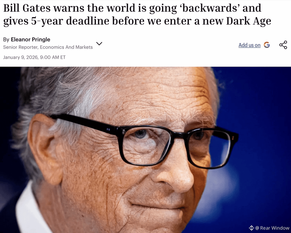 Image for Bill Gates warns world is sliding into a new Dark Age