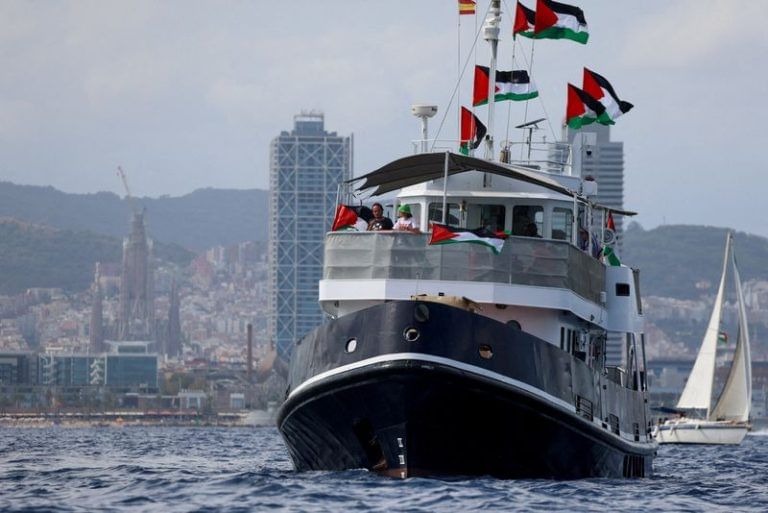 Image for Global Sumud Flotilla Returns to Barcelona Amid Stormy Weather