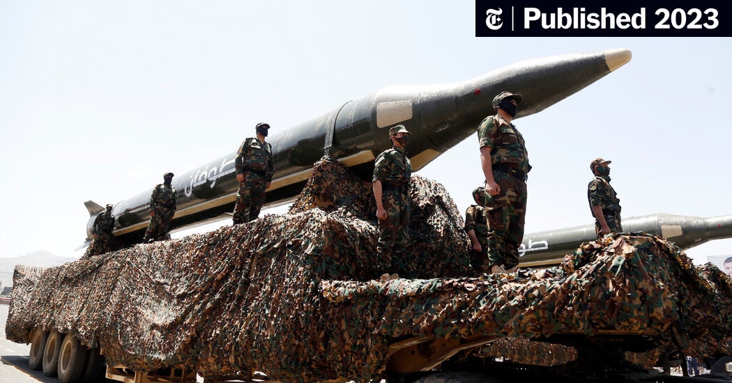 Image for Houthi militia in Yemen launches ballistic missile towards Israel