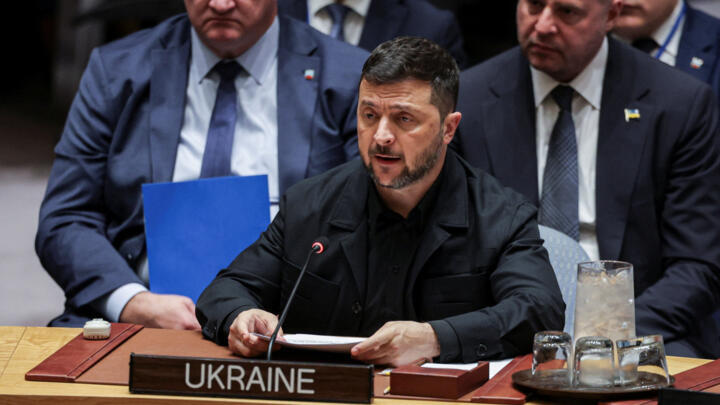 Image for Ukrainian President Zelensky calls for strong support for Syria