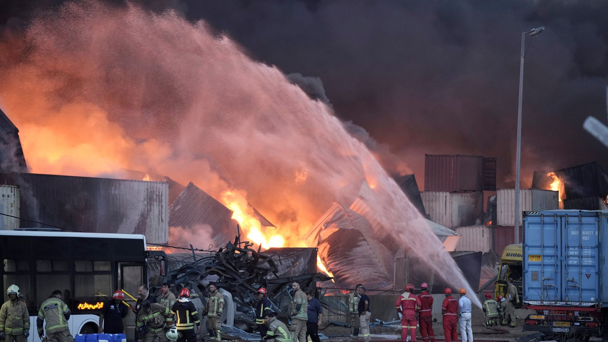 Image for Explosion reported in Tehran, capital of Iran