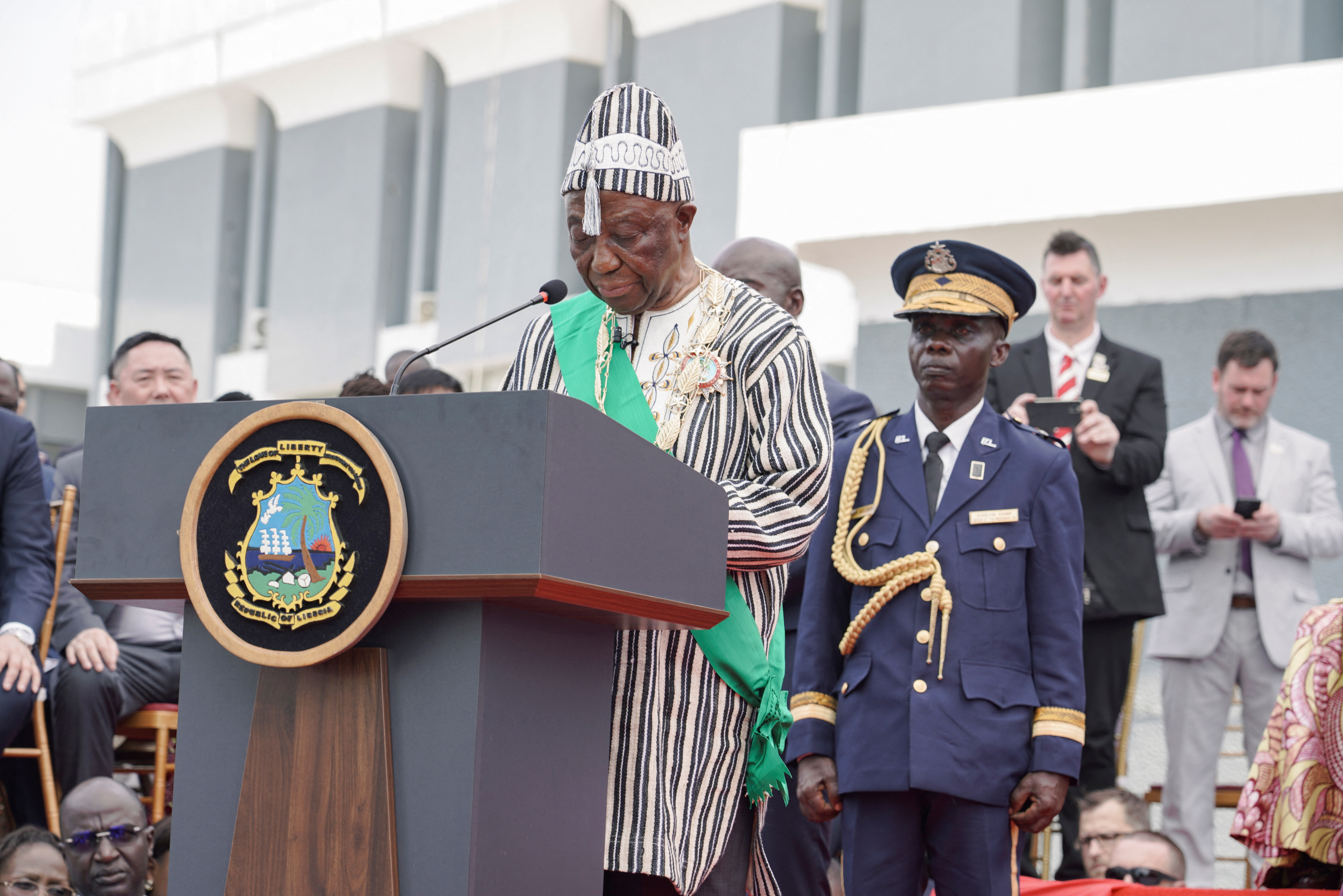 Liberia President Boakai resumes duties after heat exhaustion ...
