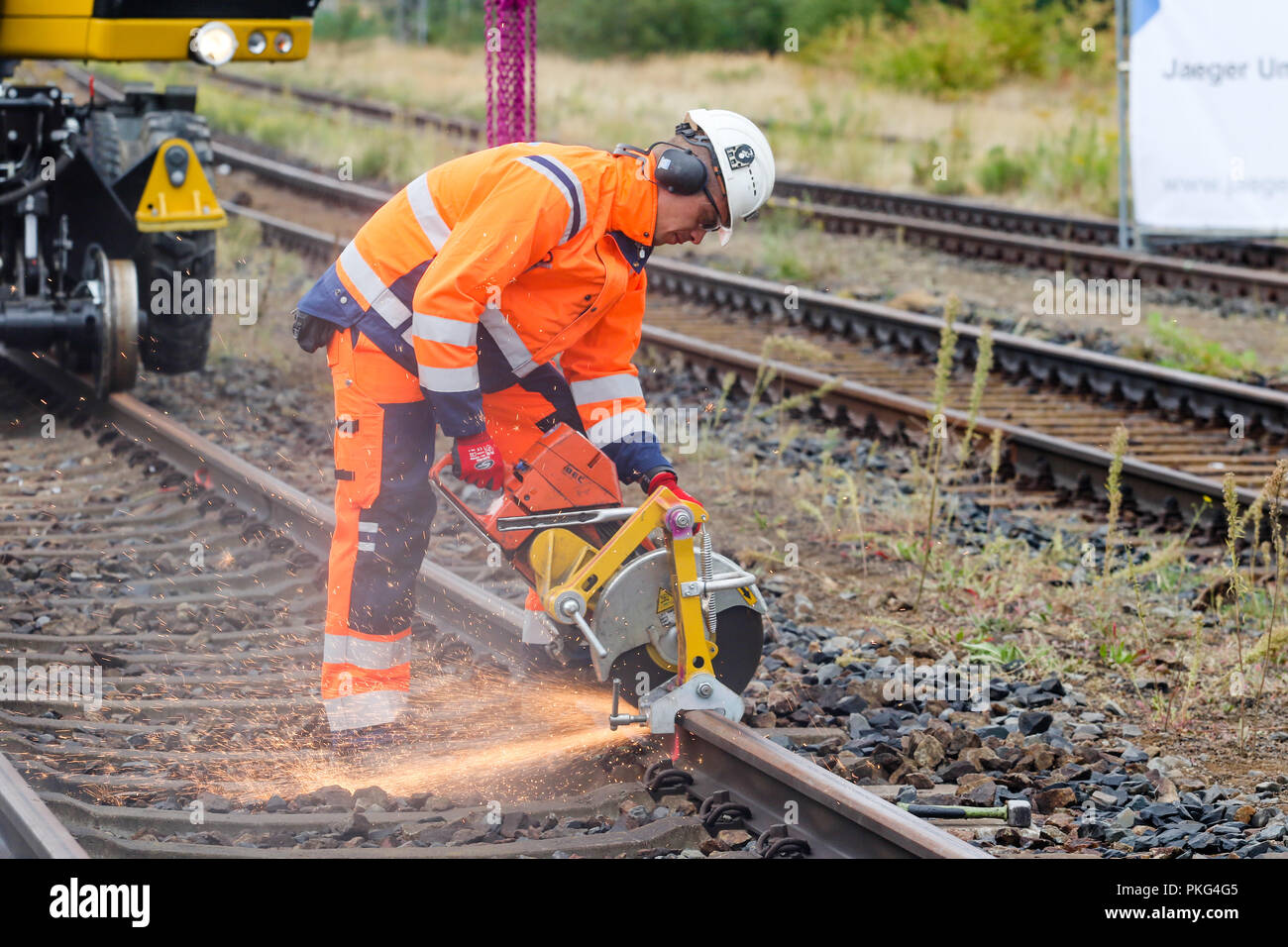 Dessau-Rosslau, 13.09.2018 - Today the modernization of the ...