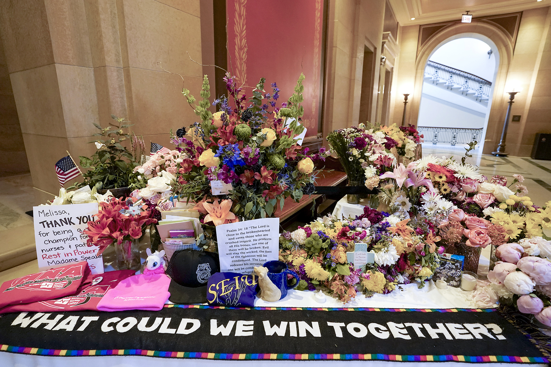 Hortmans and their dog to lie in state Friday at Capitol ...