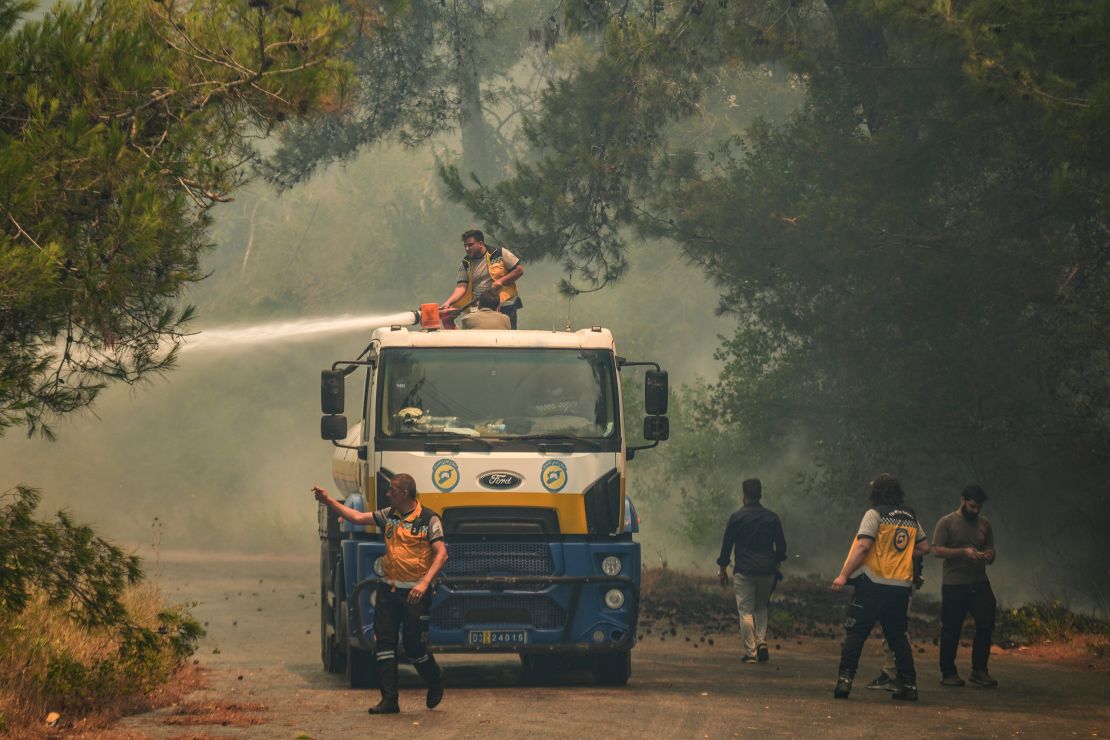 Wildfires sweep through forests in drought-hit Syrian coast ...
