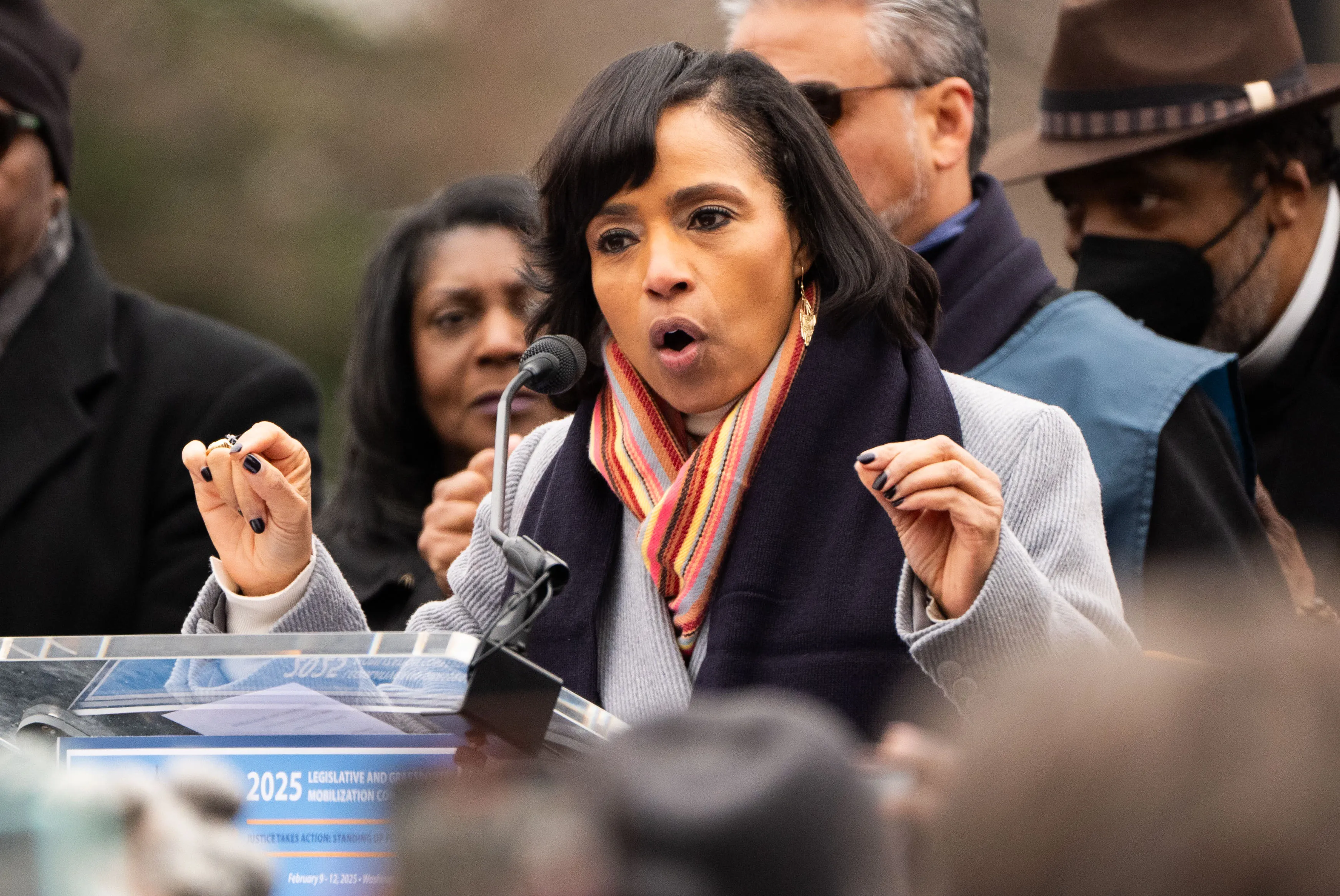 Elon Musk defends DOGE during Trump