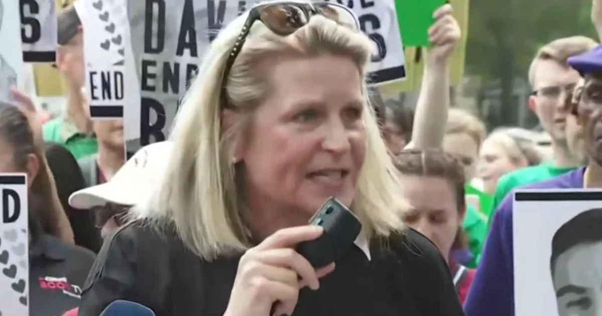 Anti-ICE protest erupts near DOJ building in D.C. over union ...