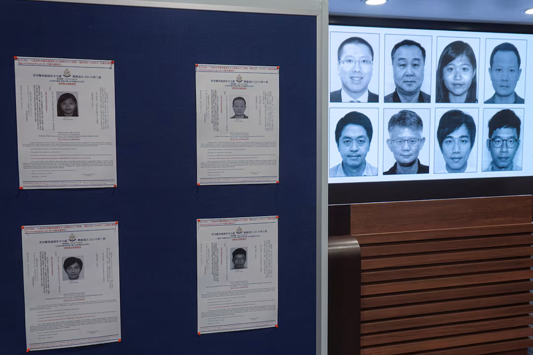 Hong Kong police issue arrest warrants for eight overseas ...