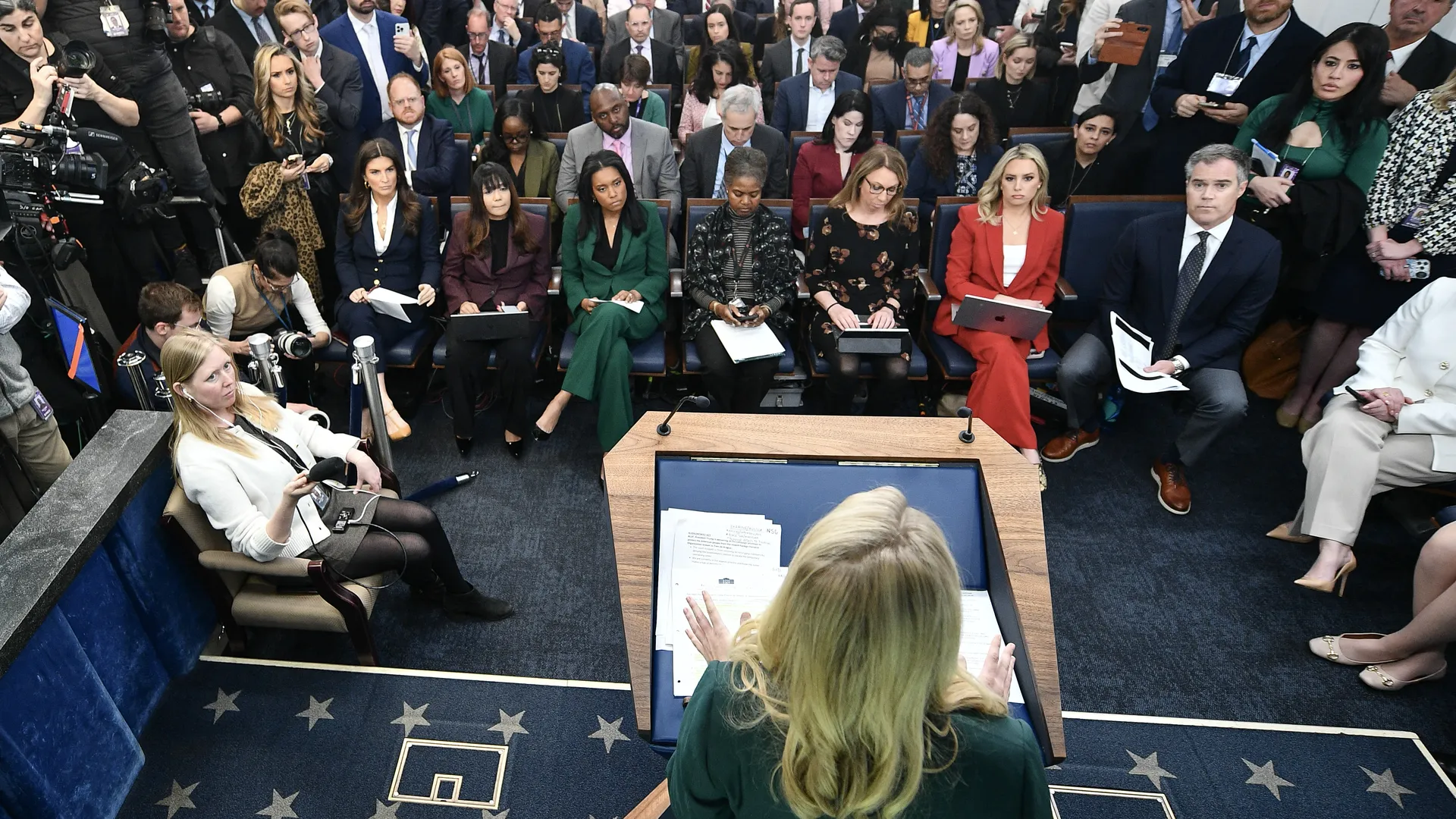 Scoop: White House to take charge of briefing-room seating chart